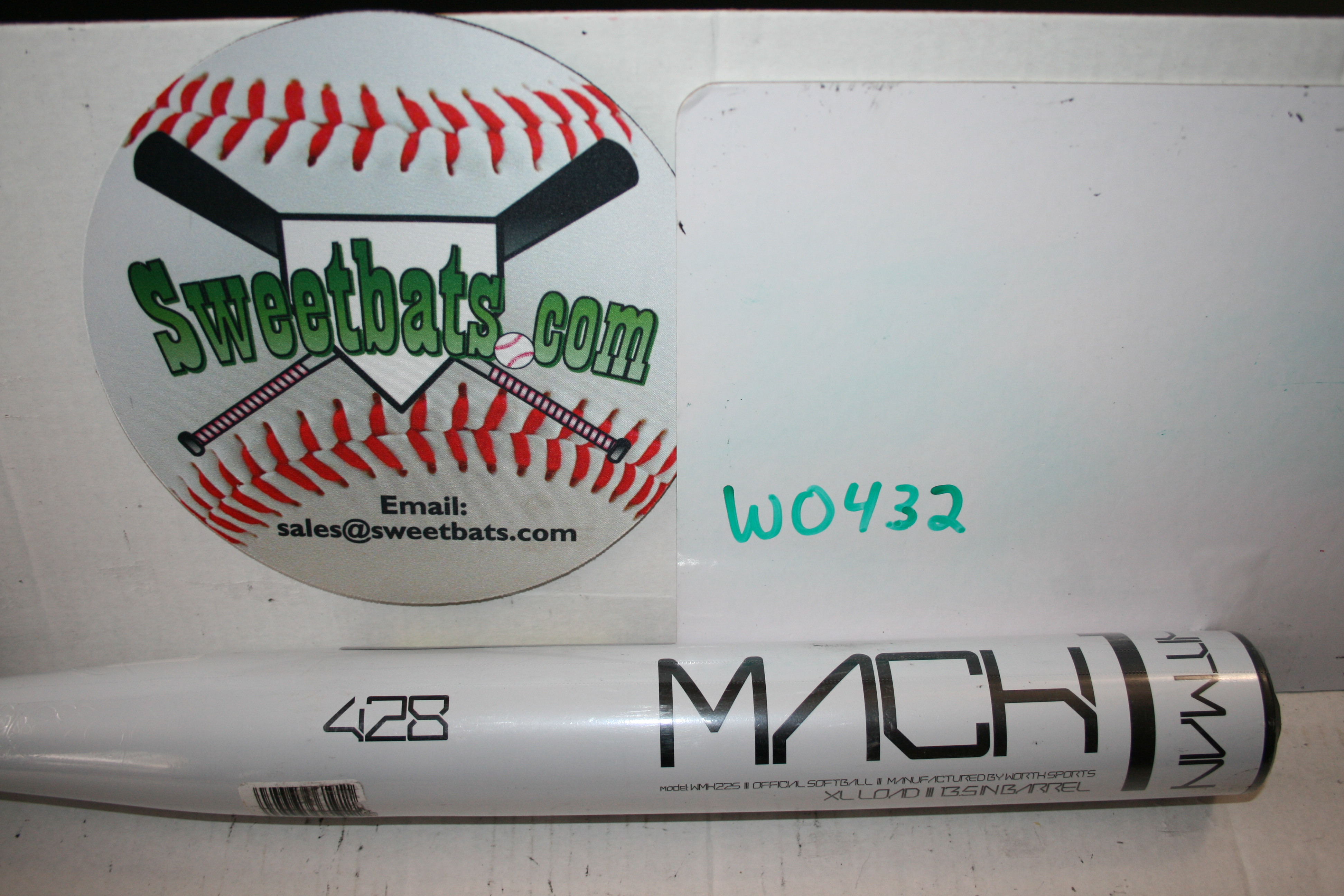 Worth Senior Softball Hitman Mach 1 428 28 WO432